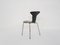 Black Wooden Mosquito Chair by Arne Jacobsen for Fritz Hansen, Denmark, 1960s, Image 1