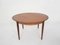 Round Teak Extendable Dining Table by Lübke, Germany, 1960s, Image 1