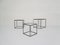 Isoceleglass & Metal Nesting Tables Max Sauze for Max Sauze Studio, France, 1970s, Set of 3, Image 4