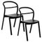 Kastu Black Chairs by Made by Choice, Set of 2 1