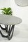 Moss Grey Concrete Steel Sculptural G-Table by Zieta 12