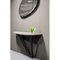 G-Console Mono with Concrete Inox Brushed Top Base by Zieta 4