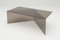 Bronze Clear Glass Poly Square Coffee Table by Sebastian Scherer, Image 2