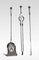 Polished Steel Triple Companion Fire Tools, Set of 3 1