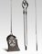 Polished Steel Triple Companion Fire Tools, Set of 3 2