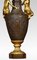 Lámpara de mesa de bronce dorado, Imagen 3
