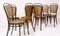 Austrian Bentwood Caning Chairs by Thonet, 1930s, Set of 8 3