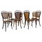 Austrian Bentwood Caning Chairs by Thonet, 1930s, Set of 8 1