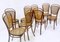 Österreichische Bugholz Stühle von Thonet, 1930er, 8er Set 2