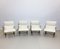 Moderne italienische Mid-Century Sessel in weißem Bouclette Stoff, 1970er, 2er Set 2
