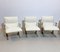Moderne italienische Mid-Century Sessel in weißem Bouclette Stoff, 1970er, 2er Set 3