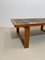 Large Mid-Century Modern Scandinavian Coffee Table with Ceramic Tiles 5