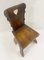 Brutalist Oak Chairs, 1940s, Set of 8, Image 9