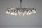 Post-Modern Sciolari Style Chrome Xl Chandelier by Walter Gropius, 1970s, Image 7