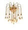 Large Modernist Brass Spider Chandelier by J.T. Kalmar, 1960s, Image 2