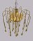 Large Modernist Brass Spider Chandelier by J.T. Kalmar, 1960s, Image 6