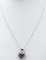 18 Karat White Gold Heart-Shaped Diamond Pendant Necklace 4