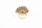 Anello a grappolo in oro rosa con zaffiri e smeraldi, Immagine 2