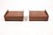 Rosewood Wall Mounted Beside Tables, 1950s, Set of 2, Image 5