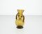 Katalanische gelbe Vase aus geblasenem Glas, 1930er 3