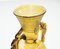 Vase Catalan en Verre Soufflé Jaune, 1930s 9