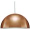 Large Gold Suspension Lamp Sonora by Vico Magistretti for Oluce 1