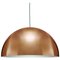 Large Gold Suspension Lamp Sonora by Vico Magistretti for Oluce, Image 1