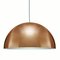 Large Gold Suspension Lamp Sonora by Vico Magistretti for Oluce 2