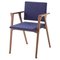 American Walnut and Fabric Luisa Chair by Franco Albini for Cassina, Image 1