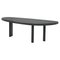 Groove Brown Lacquered Wood Free Shaped Table by Charlotte Perriand for Cassina, Image 3