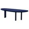 Groove Brown Lacquered Wood Free Shaped Table by Charlotte Perriand for Cassina 4