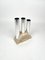Travertine & Steel Umbrella Stand in Fratelli Mannelli Style, Italy, 1970s, Image 6