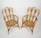 Rattan & Bamboo Armchairs & Coffee Table, Italy, 1960s, Set of 3, Image 4