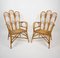 Rattan & Bamboo Armchairs & Coffee Table, Italy, 1960s, Set of 3 3
