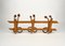 Midcentury French Riviera Rattan & Bamboo Italian Coat Rack, 1960s 9