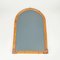 Arched Bamboo & Rattan Wall Mirror, Italy, 1970s 7