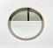 Specchio da parete rotondo in stile Fontana Arte, Italia, anni '60, Immagine 4