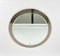 Round Fontana Arte Style Wall Mirror, Italy, 1960s, Image 3