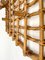 Appendiabiti in bambù e vimini di Olaf Von Bohr, Italia, anni '50, Immagine 7
