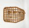 Bamboo & Rattan Coat Rack Hanger by Olaf Von Bohr, Italy, 1950s 4