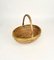 Bamboo & Brass Basket Bowl, Italy, 1970s 6