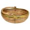 Bamboo & Brass Basket Bowl, Italy, 1970s 2