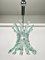 Art Glass & Steel Pendant Light by 04 Zero Quattro for Fontana Arte, Italy, 1970s 3