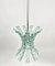 Art Glass & Steel Pendant Light by 04 Zero Quattro for Fontana Arte, Italy, 1970s, Image 4
