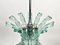 Art Glass & Steel Pendant Light by 04 Zero Quattro for Fontana Arte, Italy, 1970s 10