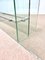 Mesa de centro de vidrio y cromo de Fontana Arte, Italy, años 70, Imagen 16