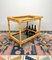 Bamboo & Smoked Glass Serving Bar Cart, Italy, 1970s, Image 7