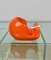 Orange Ceramic Pocket Emptier by Enzo Bioli for Il Picchio, Italy, 1970s, Image 10
