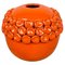 Orange Ceramic Vase by Enzo Bioli for Il Picchio, Italy, 1960s 1