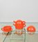 Orange Keramik Teeservice von Liisi Beckmann für Gabbianelli, Italien, 1960er, 6er Set 6